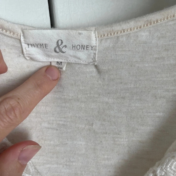 Thyme & Honey Boho T Shirt with Tassel detail - Picture 2 of 3